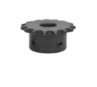 Pignon de chaîne 04C 11-25 dents, acier 45, alésage 5-18 mm, pignon industriel, moteur, chaîne d'entraînement, pas de dent 6,35 mm(17 Teeth,6.35mm)