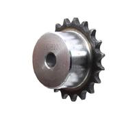Pignon de chaîne 06B de 41 à 56 dents, engrenage industriel en acier A3, adapté à la chaîne à rouleaux 06B(55 Teeth)