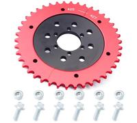 Pignon de chaîne 420 et adaptateur de moyeu à 42 dents pour mini vélo Coleman CT200U BT200X CT200U-EX pour Baja for Warrior pour Massimo MB165 MB200 Remplacement pour Predator 212cc 196cc