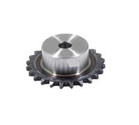 Pignon de chaîne à rouleaux dentés, 1 pièce 8-23 dents 04C, pignon d'entraînement de chaîne en acier 45#, pas de 6,35 mm, 25H, trou de processus de roue de pignon industriel(14 Teeth)