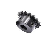 Pignon de chaîne à rouleaux dentés 1 pièce 9-30 dents 04C chaîne engrenage 45# acier 5 mm-16 mm alésage industriel pignon roue moteur chaîne entraînement pignon pas de dent 6,35 mm(6mm,04C-16 Teeth)