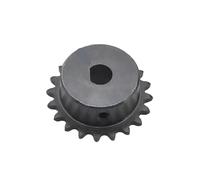 Pignon de chaîne à rouleaux dentés, 1 pièce, alésage D 04C, engrenage de chaîne 45#, acier, 20-30 dents, pignon industriel, roue dentée, moteur, chaîne d'entraînement(24 Teeth,8x7mm)