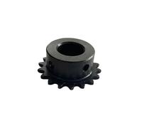Pignon de chaîne à rouleaux dentés 1 pignon de chaîne 04C #25, 9 à 24 dents, 45#, alésage 5 à 16 mm, pignon industriel for moteur(8mm,23 Teeth)