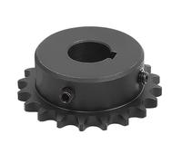 Pignon de chaîne à rouleaux dentés 1 pignon de chaîne 20-40 dents 04C, 45#, acier, alésage de clavette 10-20 mm, pignon industriel, moteur, chaîne d'entraînement(15mm(5x2.3mm),24 Teeth)