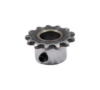 Pignon de chaîne à rouleaux dentés Pignon 04C 13 dents, trou intérieur 6/8/10 mm/12 mm, 25 dents, 45#, en acier, roue de table 04C, trou fini, trou de vis M5(10mm,3pc 04C-13 Teeth)