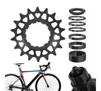 Pignon De Chaîne,Adaptateur Plateau 16 Dents et 18 Dents,Pignon De Vitesse Pour Le Cyclisme - pour jeunes adultes débutants VTT et cyclisme sur route plein air ville et rues