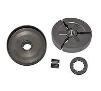 Pignon de chaîne étoile de 0,8 cm + embrayage compatible avec la tronçonneuse Scheppach PCS46 (PCS 46)