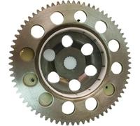 Pignon De Démarreur d'embrayage Kit d'embrayage Leading-Edge-Starter avec roue libre de 13 mm compatible avec les scooters MBK Nitro JOG50 Silverstreet et Minarelli 50 cc Kit Couronne De Démarrage