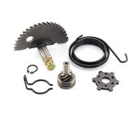 Pignon de démarreur kick-starter - Kit de réparation de ressort - compatible avec t Buxy, SV, TKR, Vivacity (50 cm³)