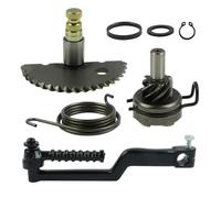Pignon De Démarreur Kit de 7 pignons à pignon fixe pour démarrage au kick, compatible avec les scooters GY6 49 et 50 cm³.
