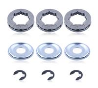 Pignon de Jante .325'' 7 Dents pour STIHL 021 024 025 028 MS 250 Tronçonneuse et Plus de Modèles, ADEFOL Roue à Chaîne à Anneau Universel 325 Bague Pignon Kit de Pièces de Rechange Accessoire