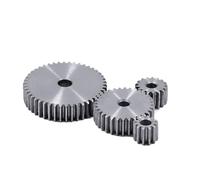 Pignon de machines industrielles Engrenage droit en acier au carbone, 1 pièce, 1 mode, nombre de dents 12-26, diamètre extérieur 14mm-28mm, épaisseur 10mm, engrenage moteur ( Size : 24 Teeth-OD 26mm )