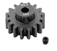 Pignon de moteur en acier M1.5 12T-18T Pièces améliorées pour voiture télécommandée TRAXXAS ARRMA LOSI (16T)