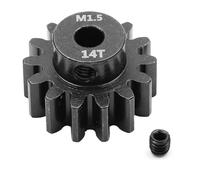 Pignon de moteur en acier M1.5 12T-18T Pièces améliorées pour voiture télécommandée TRAXXAS ARRMA LOSI (14T)