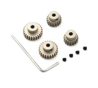 Pignon de moteur en aluminium 0,6 m 18T 19T 24T 25T Diamètre du trou 3,3 mm pignon moteur pignon engrenage de transmission pour Tamiya TT01 TT02 TB02 TA05 RC voiture
