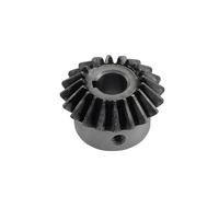 Pignon de moteur robuste en acier 1 engrenage conique 2M 12 trous de dents 6/7/8/10/12 standard 45 en acier trempé surface trou vis fixe(12 Teeth hole 12)