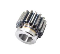 Pignon de moteur robuste en acier 1 engrenage droit à module 2,5 avec rainure de clavette 15 dents - 40, moteur engrenages épaulement(20T Hole14 Keyway 5)