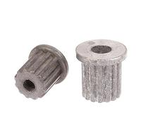 Pignon de moteur robuste en acier 1 pièces 12/15 engrenage central feuille eau métal axe rondelle de rechange composants for blanchisserie(15 Teeth)