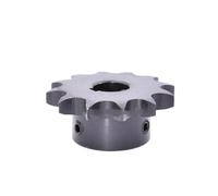 Pignon de moteur robuste en acier 1 Pignon D'entraînement Industriel 20T 08B, Chaîne En Acier, Alésage De Clavette 10-22 Mm(15mm (keyway 5mm))