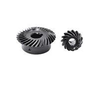 Pignon de moteur robuste en acier 2 pièces engrenage conique en spirale 1/1,5/2 module 20/25/30 nombre de dents, trous artisanaux 1M25T 1M30T 2M30T 1,5M18T(2M15T)