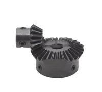 Pignon de moteur robuste en acier Engrenage conique 1:2, module 1, 20 dents : Transmission à 40 dents/alésage 90 degrés, 6mm, 8mm, 10mm, 12mm(20T bore 6)