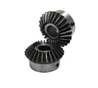 Pignon de moteur robuste en acier Engrenage conique à 2 modules, 20 dents, avec rainure de clavette, 1:1, 45#, acier, 90 degrés, transmission puissance mécanique(12mm keyway 4mm)