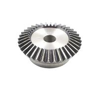 Pignon de moteur robuste en acier Engrenage conique droit 1:2, 1.5M, 15T, 16T, 18T, 20 dents, entraînement à 90 degrés(18T-36T)