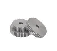 Pignon de moteur robuste en acier Engrenage cylindrique en acier au carbone, 1 pièce, 1M-41/42/43/44/45/46/47/48/49/50T, for pièces de Transmission(1M43T - Bore 8mm)