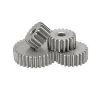 Pignon de moteur robuste en acier Engrenage droit en acier, 1 pièce, 1M 12T-28T, engrenage de Transmission métal, module 12 13 14 15 16 17 18 19 20 25 30 dents(1M-24Teeth)