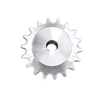 Pignon de moteur robuste en acier Pignon 10T-25T 06B For Chaîne À Rouleaux, Engrenage En Acier Inoxydable(25 Teeth (Bore 12mm))