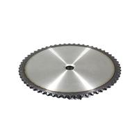 Pignon de moteur robuste en acier Pignon d'entraînement de chaîne en acier, 39-80 dents 04C, pas d'engrenage 6.35mm 25H, trou processus roue pignon industriel 1 pièces(47 Teeth)