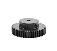 Pignon de moteur robuste en acier Pignon droit à 45 dents Largeur des 15 mm Crémaillère 1,5 engrenages Alésage 8-25(15mm)