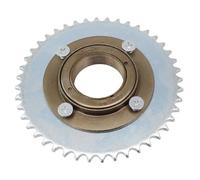 Pignon de roue arrière pour scooter T8F 44T 4 trous avec adaptateur de roue libre, acier et alliage d'aluminium