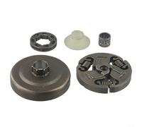 Pignon de tambour d'embrayage 3/8"-7 dents compatible avec les tronçonneuses 355 359 357XP 357, roue d'entraînement en métal pour un fonctionnement fluide de la chaîne, pour