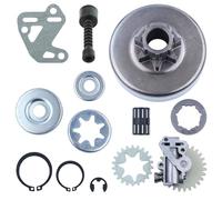 Pignon avec tambour d'embrayage 3/8" 7T Kit de filtre à carburant pour Stl MS380 038 MS381 Tronçonneuse 1119 160 2000