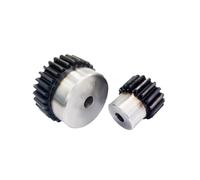 Pignon de transmission, 1 pièce, module 1,5 = 1,5 M, 14 dents, avec moyeu de moteur en métal/engrenage convexe, trou intérieur de 10 mm, crémaillère de transmission(10mm)