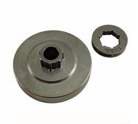 Pignon d'embrayage 3/8 7T pour tronçonneuse Chinoise 4500 5200 5800 45CC 52CC 58CC Remplacement Parfait Assemblage Facile et Pratique