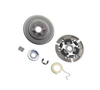 Pignon d'embrayage 3/8" compatible avec les tronçonneuses 017 018 021 023 025 MS170 MS180 MS210 MS230 MS250. Kit rondelle et circlip inclus. Remplace les références 1123 640 2003 et 1123 640 2073.