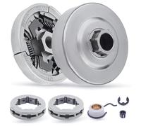 Pignon d'embrayage de tronçonneuse for MS361 MS440, pièces de Rechange avec engrenage à vis sans Fin, roulement à Aiguilles à Clip électronique, pignon à Jante de 3/8"