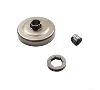 Pignon d'embrayage pour tronçonneuse 325 pas 7 dents compatible avec scies 340 345 350 445 450 - Kit d'assemblage tambour en acier