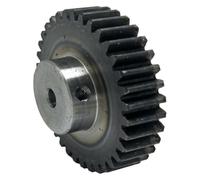 Pignon d'engrenage droit à 60 dents, module 1.5 en acier 45