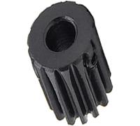 Pignon d'engrenage Spur, Engrenages de pignon moteur 1M 10-14T, alésage d'engrenage droit 4-7mm OD 12-16mm noir 10 pièces(1m 11t 13mm,Bore 5mm)