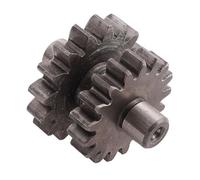 Pignon denté de démarreur compatible avec EGL Quad, compatible avec Lyda | Pièce : diamètres grand 37,2, petit 33,1 millimètres; deux roues 17 dents; embouts 10 millimètres, comparer avant commande