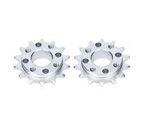Pignon d'entraînement du pignon d'oxydation anodique en aluminium pour robots 2pcs 14 dents