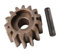 Pignon d'entraînement en métal 14 dents avec goupilles d'entraînement for pièces de rechange de transmission de tondeuse à gazon compatibles avec Brast Daye Gude for modèles Einhell Hecht Rotenbach