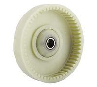 Pignon D'Entraînement pour Tronçonneuse électrique, Engrenage Intérieur, Matériau ABS de Haute qualité, Blanc, 55 Dents Internes et 6 Dents, Entraînement par Chaîne en Métal,