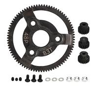 Pignon d'épinet d'engrenage en acier durci 48p 83T Gear éperon 19t 20T 21t pignon d'engrenage pour Traxxas Slash 2WD RC VOITURE