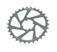 Pignon dernière position aluminium Miche Campagnolo 10V/9V 7075 T6 Gris