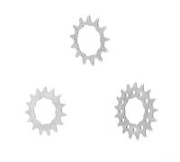 Pignon d'inertie de vélo en acier inoxydable, vitesse unique pour SH 1317T, compatible avec chaînes de vitesses 7/8/9/10/11, 30 g (13 + 15 + 17T)