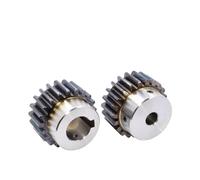 Pignon droit 2M16T/17T/18T/19T/20T/21T/22T/23T/24T, avec trou intérieur étagé, 10/12/14/15/18/20 mm, 1/2/4 pièces, engrenage CNC(4PCS,21T Hole12 Keyway 4)